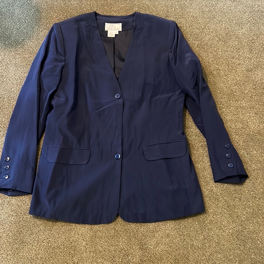 Silk blazer